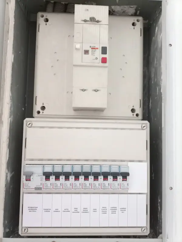 Après nettoyage et étiquetage — Appartement à Annemasse, Annemasse — Pral'Elec électricien