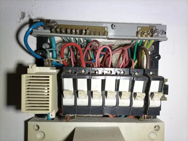 Avant travaux — Remise aux normes coffret, Bonneville — Pral'Elec électricien