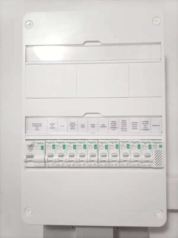 Après travaux — Remise aux normes coffret, Bonneville — Pral'Elec électricien