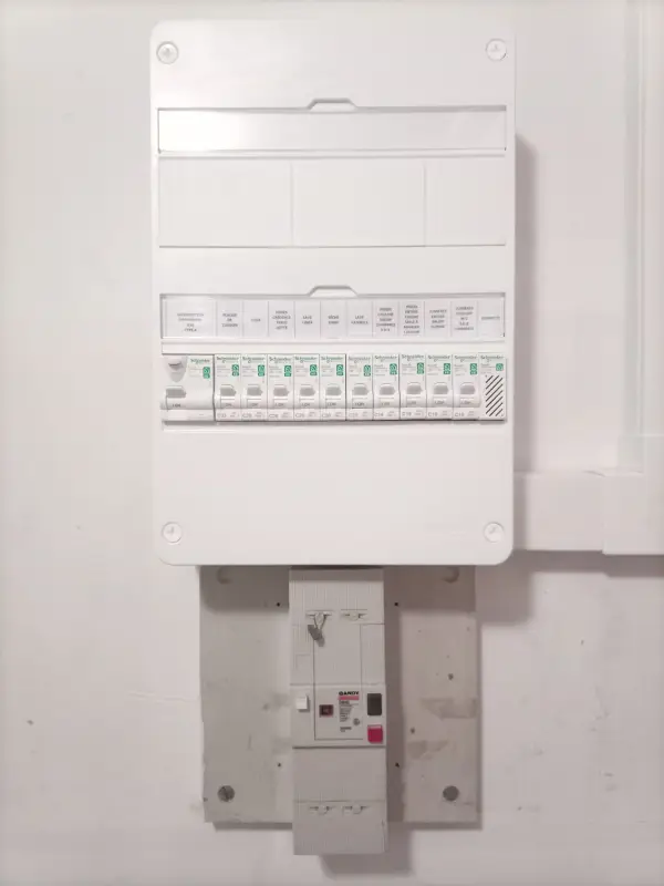 Après travaux — Remise aux normes coffret, Bonneville — Pral'Elec électricien