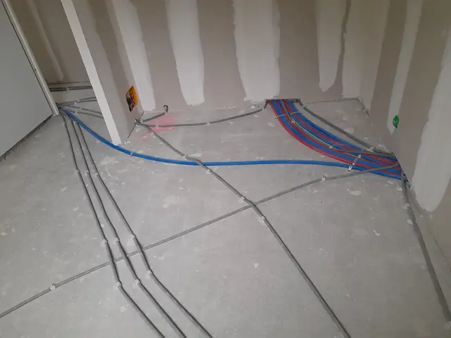 Chambre, prises et éclairage — Électricité complète d'une maison neuve, Haute-Savoie — Pral'Elec électricien