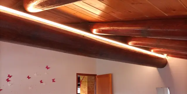 Photo du chantier — Rubans LED dans une chambre, Saint-Julien-en-Genevois — Pral'Elec électricien