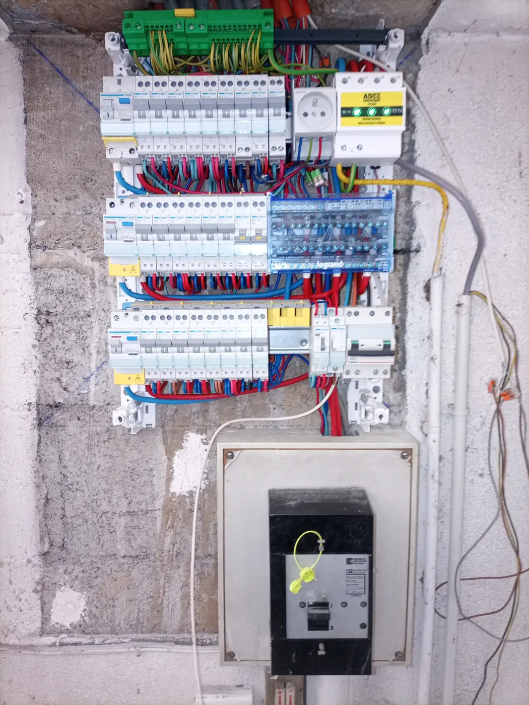 Nouveau tableau câblé à Arenthon — Pral'Elec