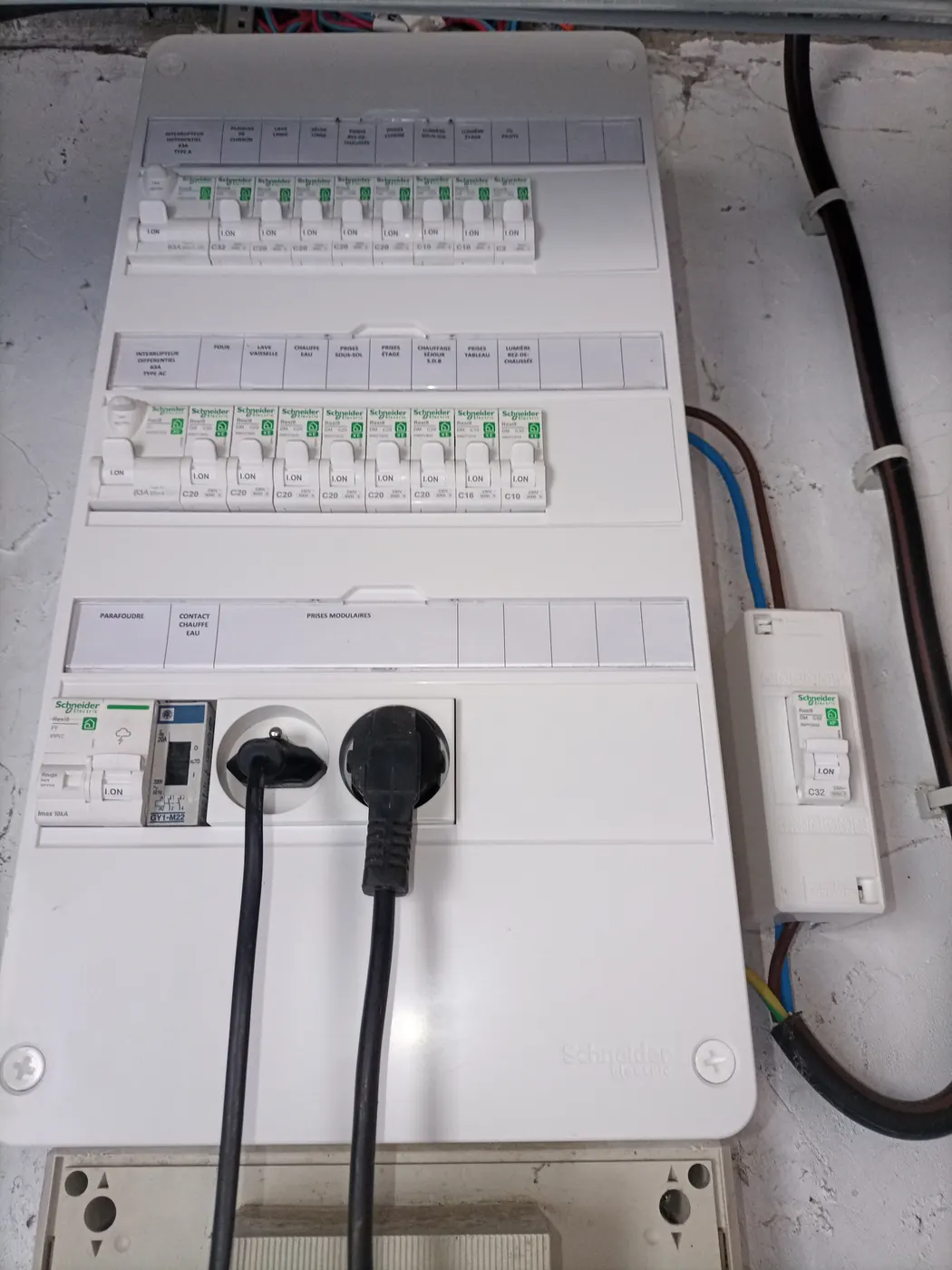 Coffret remplacé à Boëge — Pral'Elec